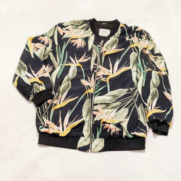 zara floral jacket mens